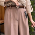 شلوار بگ پارچه ای کرپ مرگان شلوار بگ پارچه ای کرپ مرگان