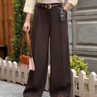 شلوار بگ پارچه ای کرپ مرگان شلوار بگ پارچه ای کرپ مرگان