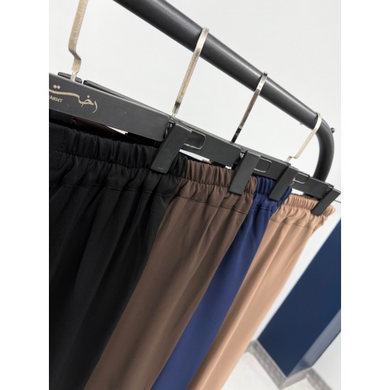 شلوار بگ پارچه ای کرپ مرگان شلوار بگ پارچه ای کرپ مرگان