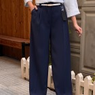 شلوار بگ پارچه ای کرپ مرگان شلوار بگ پارچه ای کرپ مرگان