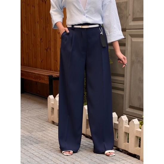 شلوار بگ پارچه ای کرپ مرگان شلوار بگ پارچه ای کرپ مرگان