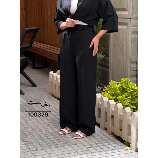 شلوار بگ پارچه ای گاباردین شلوار بگ پارچه ای گاباردین