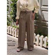 شلوار بگ پارچه ای گاباردین