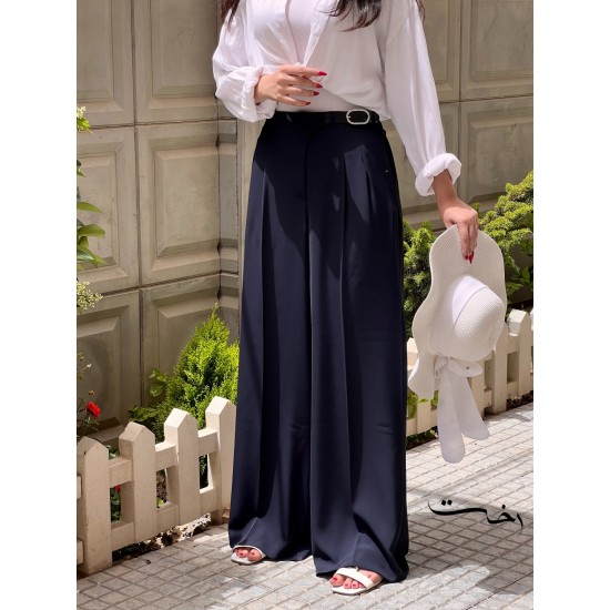 شلوار بگ پارچه ای کمربندی شلوار بگ پارچه ای کمربندی