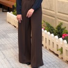 شلوار بگ پارچه ای کمر ساده شلوار بگ پارچه ای کمر ساده
