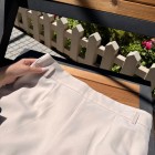 شلوار بگ پارچه ای کمربنددار شلوار بگ پارچه ای کمربنددار