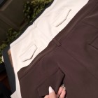 شلوار رگولار پارچه ای کمربنددار شلوار رگولار پارچه ای کمربنددار