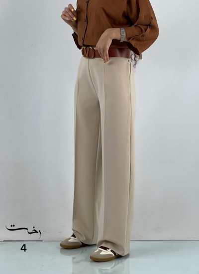 شلوار بگ پارچه ای پشت کش شلوار بگ پارچه ای پشت کش