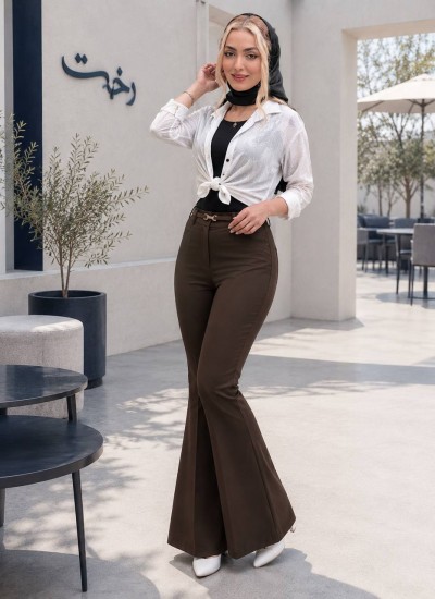 شلوار بوتکات پارچه ای اسپانیش