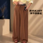 شلوار بگ پارچه ای کمربندی