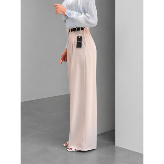 شلوار بگ پارچه ای کمربندی شلوار بگ پارچه ای کمربندی
