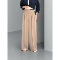 شلوار بگ پارچه ای کمربندی