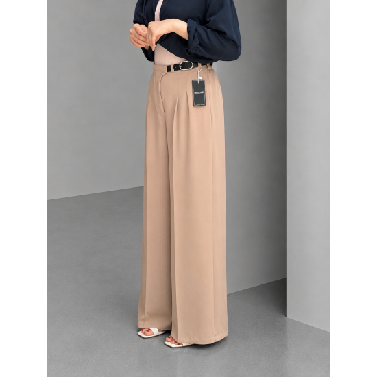 شلوار بگ پارچه ای کمربندی شلوار بگ پارچه ای کمربندی