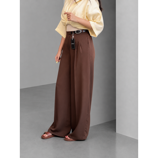 شلوار بگ پارچه ای کمربندی شلوار بگ پارچه ای کمربندی