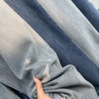 شلوار بگ بالنی جین آبی طرحدار