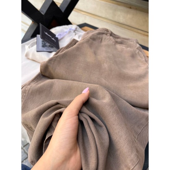 شلوار بگ سیلک کمر ساده شلوار بگ سیلک کمر ساده