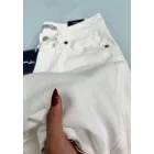 شلوار واید لایسل سفید شلوار واید لایسل سفید