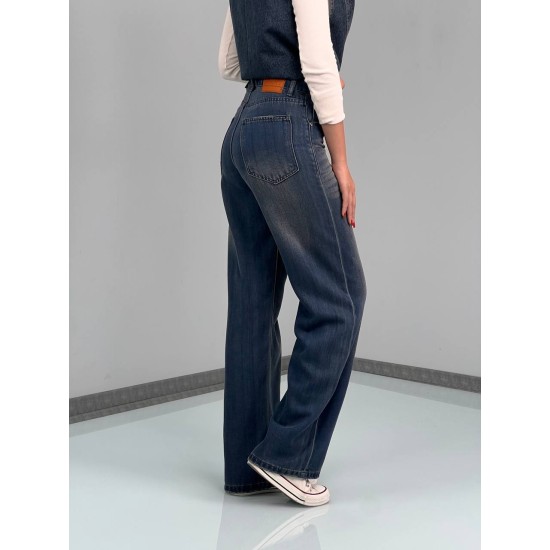 شلوار استریت جین سوپر سافت آبی