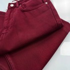 شلوار استریت لایسل زرشکی