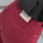 شلوار بوترا لایسل زرشکی شلوار بوترا لایسل زرشکی