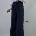 شلوار بگ پارچه ای کمربند دار شلوار بگ پارچه ای کمربند دار