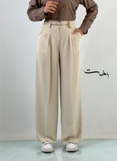 شلوار بگ پارچه ای میله ای شلوار بگ پارچه ای میله ای