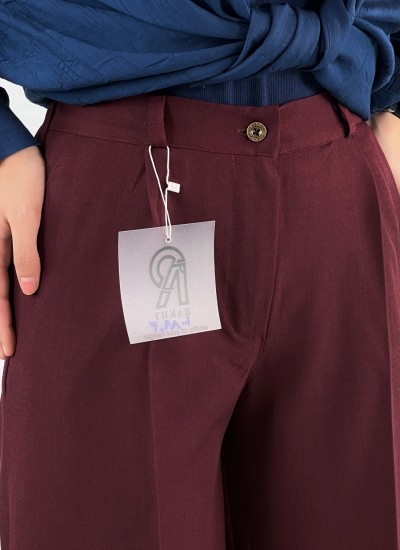 شلوار واید بزیاق پشت کش