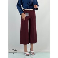 شلوار واید بزیاق پشت کش