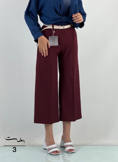 شلوار واید بزیاق پشت کش