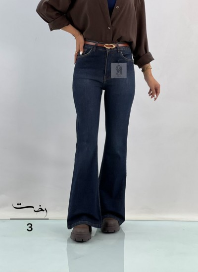 شلوار بوتکات جین آبی شلوار بوتکات جین آبی