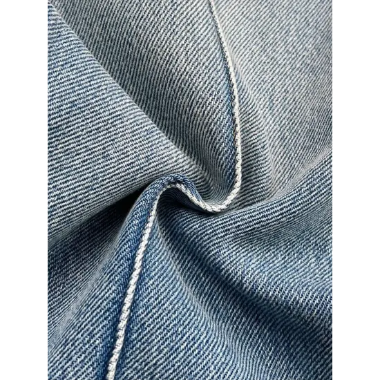 شلوار واید جین جکپات آبی ژوانا شلوار واید جین جکپات آبی ژوانا