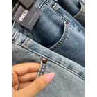 شلوار واید جین جکپات آبی ژوانا شلوار واید جین جکپات آبی ژوانا