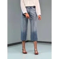 شلوار واید جین جکپات آبی ژوانا