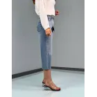 شلوار واید جین جکپات آبی ژوانا شلوار واید جین جکپات آبی ژوانا