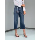 شلوار واید جین جکپات آبی ژوانا شلوار واید جین جکپات آبی ژوانا