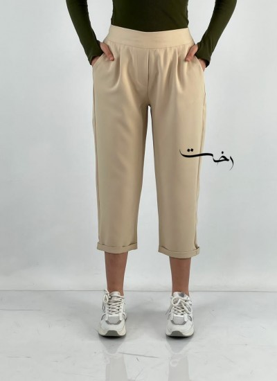 شلوار مام استایل کرپ رنگی