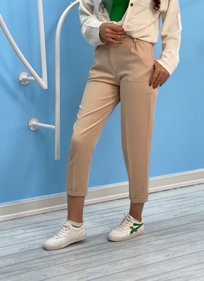 شلوار مام استایل تک دکمه پاکتی