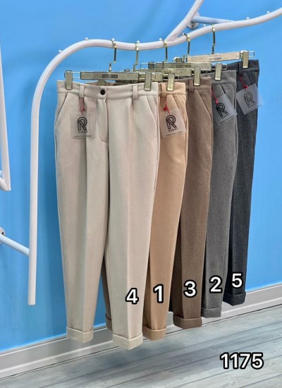 شلوار مام فیت فوتر طرحدار