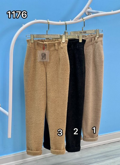 شلوار مام فیت لمزور سه دکمه