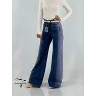 شلوار شافل جین آبی شلوار شافل جین آبی