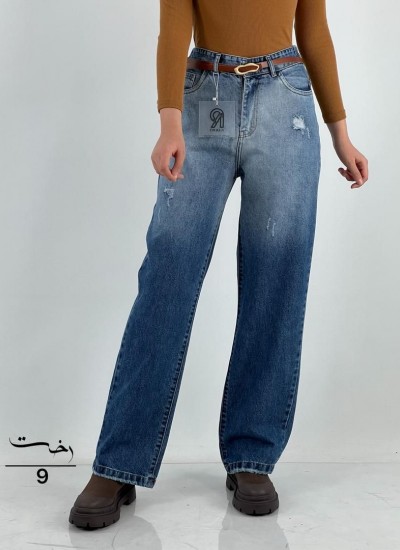 شلوار بگ جین تک سایز