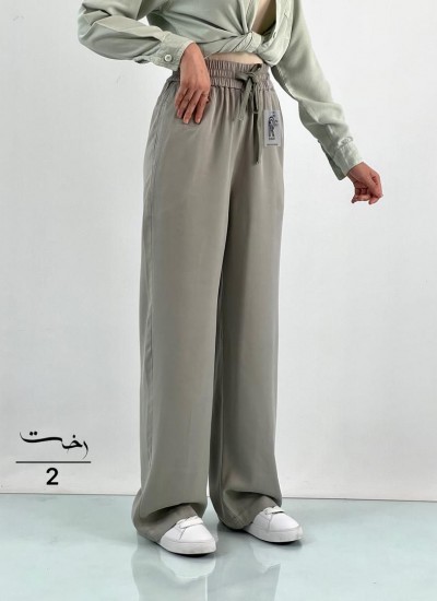 شلوار بگ دورکش لیوسل شلوار بگ دورکش لیوسل