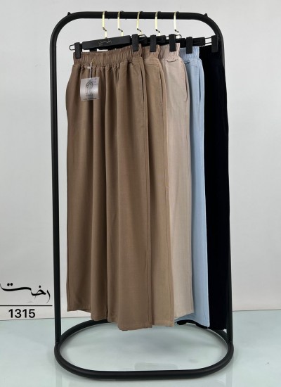 شلوار بگ لینن اسلپ دورکش شلوار بگ لینن اسلپ دورکش