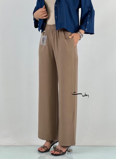 شلوار بگ لینن اسلپ دورکش شلوار بگ لینن اسلپ دورکش