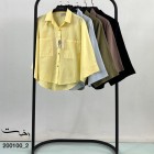شومیز لینن باکسی رنگی شومیز لینن باکسی رنگی