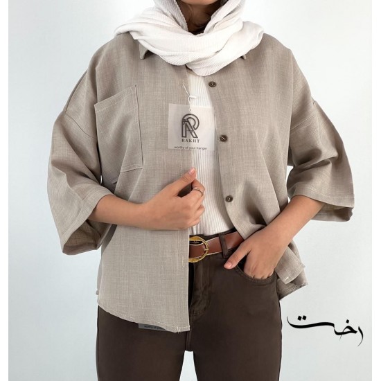 شومیز شانتون تک جیب شومیز شانتون تک جیب