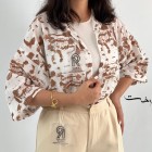 شومیز لینن طرحدار شومیز لینن طرحدار