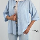 شومیز نخی پفکی