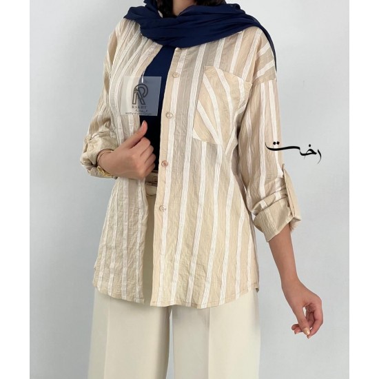 شومیز پری راه راه
