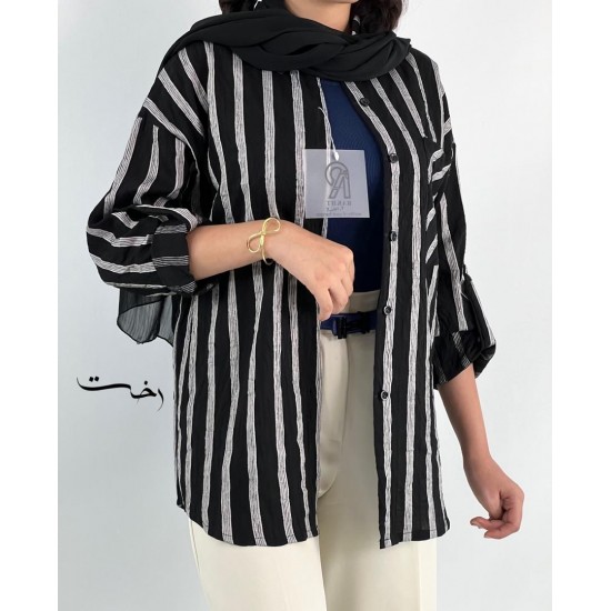 شومیز پری راه راه